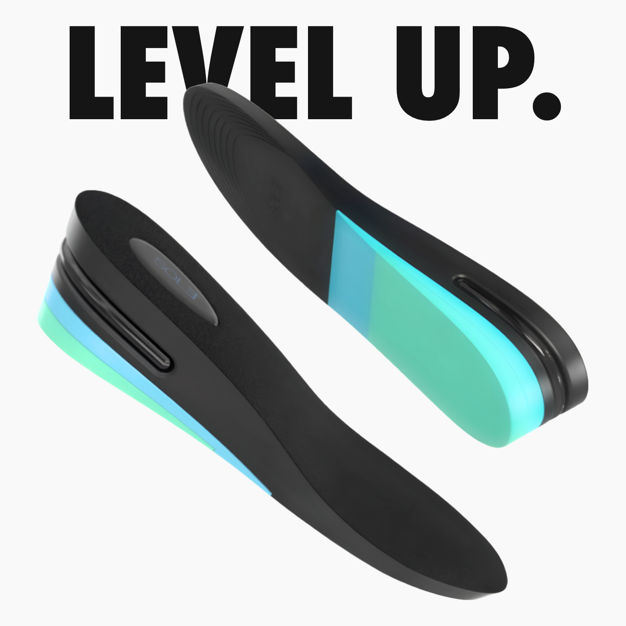 SOL3® Height Increasing Insoles | The Original 3-Level Mens Shoe Lifts