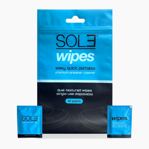 SOL3 Shoe Cleaner Quick Sneaker Wipes (Pack of 12)